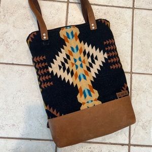 Beautiful leather crossbody or backpack purse